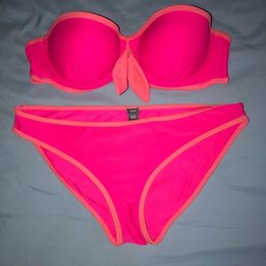 Aerie pink bikini